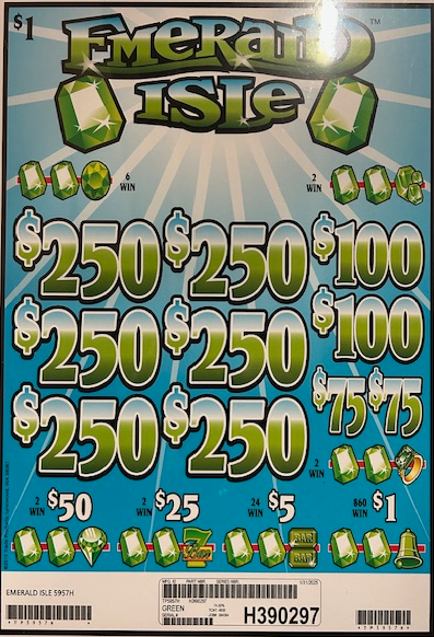 $250 TOP - 4000 Count EMERALD ISLE