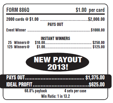 4 ON BOARD / $1000 PAYOUT - EVENT TICKET