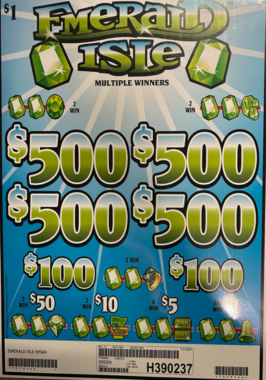 $500 TOP - 3960 count EMERALD ISLE