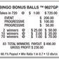 BINGO BONUS BALLS / $200 PAYOUT – EVENT TICKET