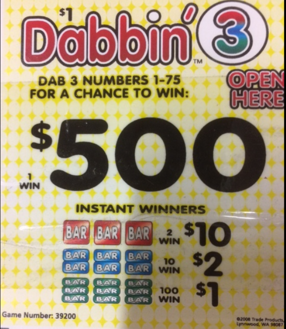 DABBIN 3 / $ 500 PAYOUT – EVENT TICKET 900 Ticket Count