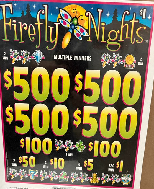 $500 TOP - 3960 count FIRE FLY NIGHT