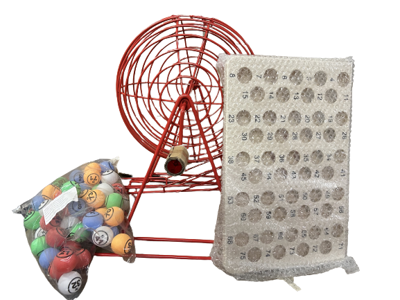 Metal Hand Turning Cage – colored balls