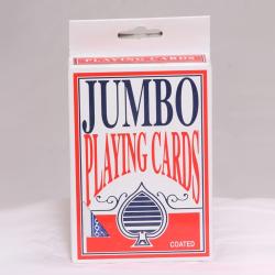 PLAYING CARDS  - JUMBO - 5" X 3.5"