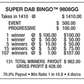 SUPER DAB BINGO / $ 500 PAYOUT – EVENT TICKET