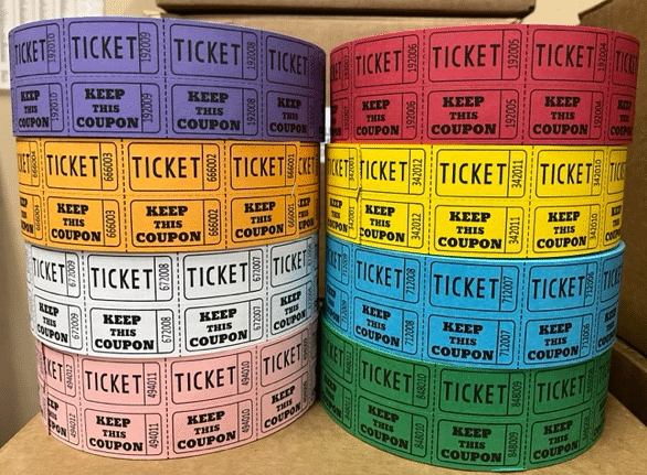 DOUBLE ROLL TICKETS - 2000 ROLL