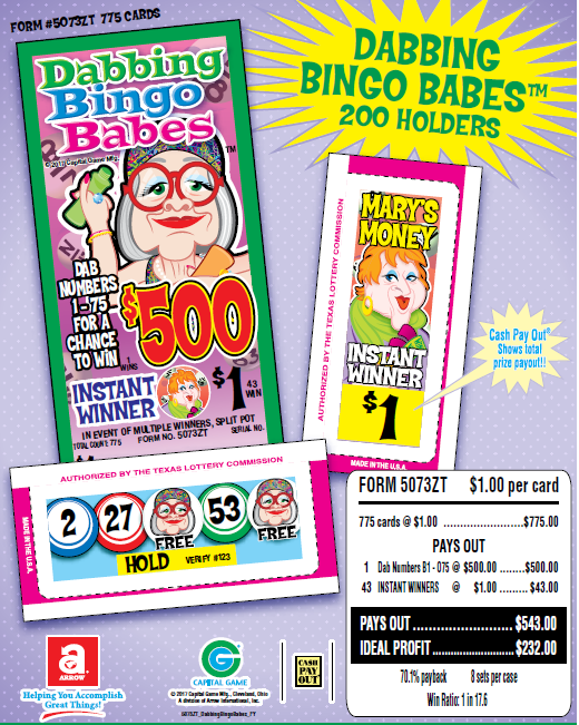 DABBING BINGO BABES / $ 500 PAYOUT – EVENT TICKET