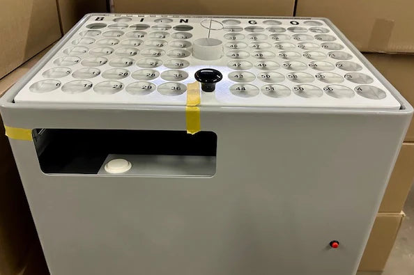 GREY TABLE TOP - ELECTRIC BINGO MACHINE