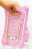 INFLATABEL GIFT CARD -TIARA PINK / 8"H x 5.5"W