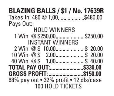 *BLAZING BALLS - BINGO EVENT TICKET