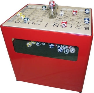 RED TABLE TOP - ELECTRIC BINGO MACHINE