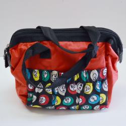 6 Pocket Bingo Tote/ Zipper – Bingo Pattern