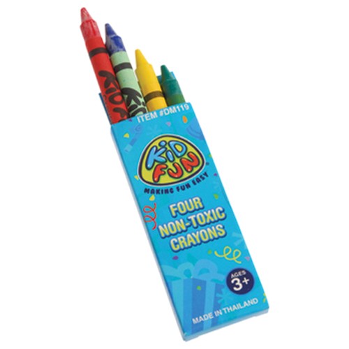 Crayons - 6 pieces with 4/pk
