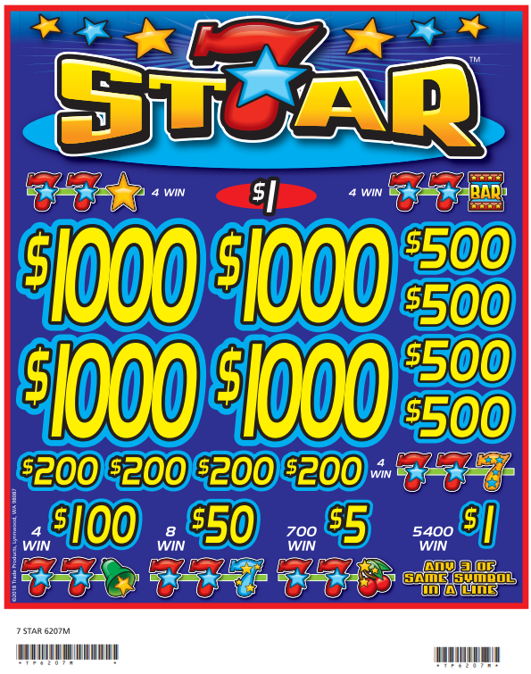 $ 1000 TOP PAYOUT – 24,000 Count 7 STAR