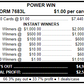 POWER WIN - $1000 Top Win – 7440 Count