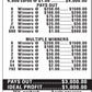 $250 TOP - 4000 Count SLOT WINNERS