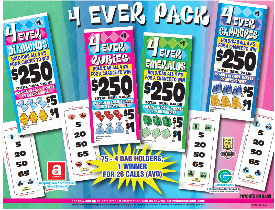 4 EVER PACK / $ 250 PAYOUT – EVENT TICKET