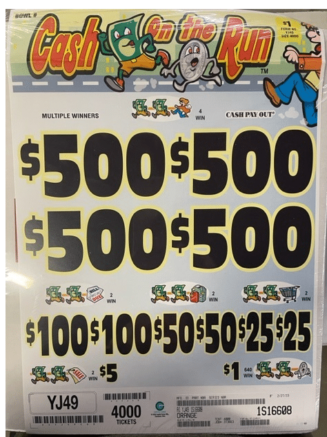 $500 TOP – CASH ON THE RUN
