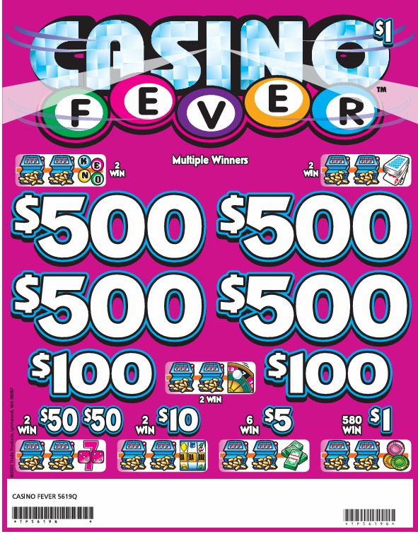$500 TOP - 3960 count CASINO FEVER
