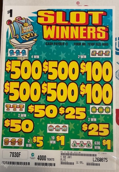 $500 TOP - 4000 Count SLOT WINNERS