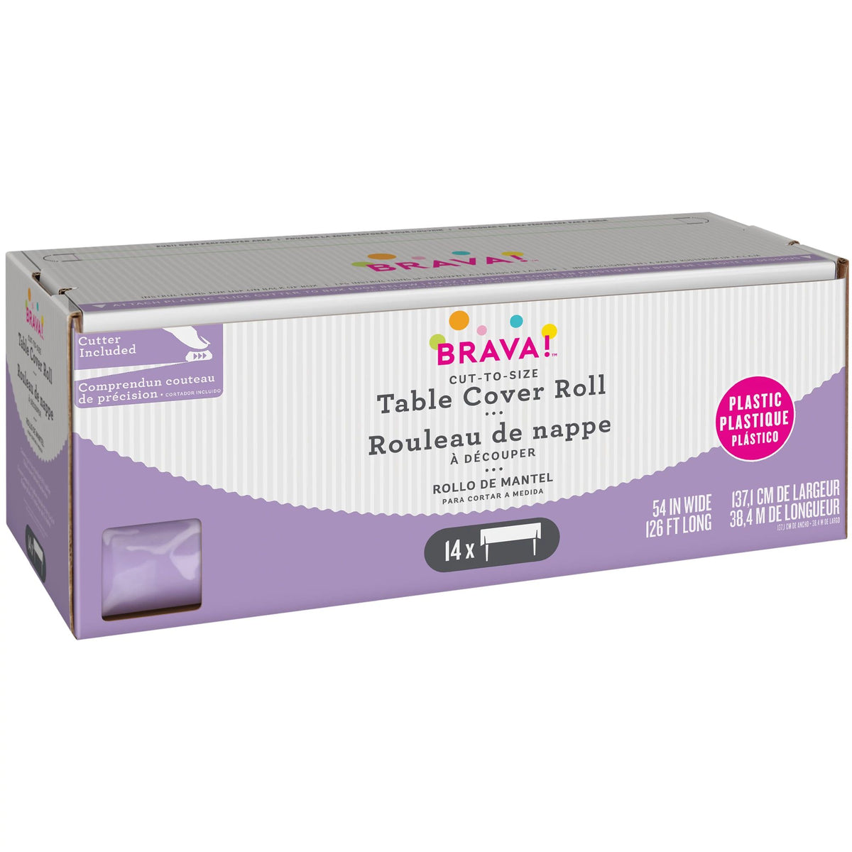 Table Cover Box TABLE COVER - BOXED - 54