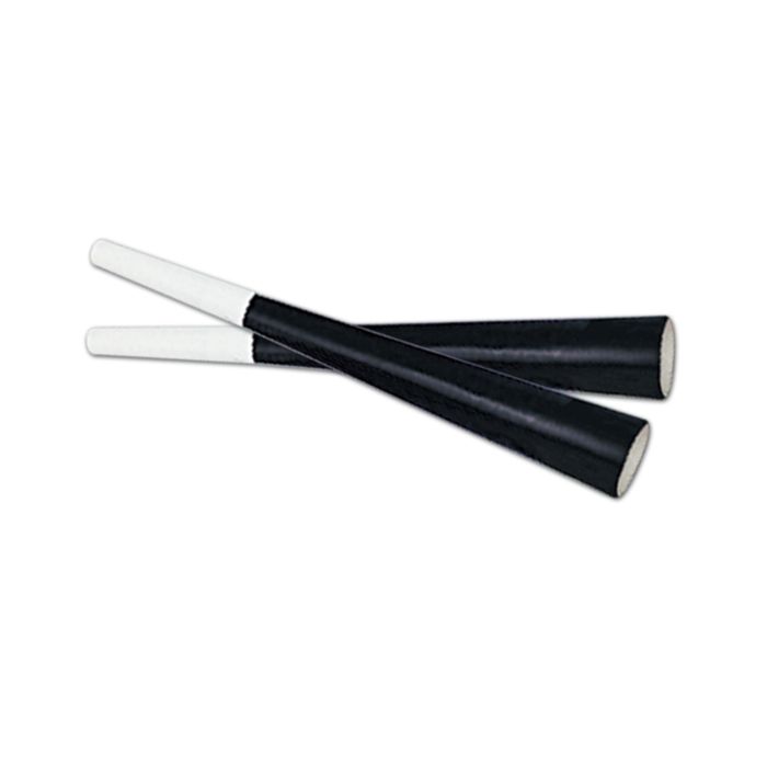 HORNS 9" FOIL - BLACK- 100 BOX