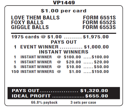 ALL THEME / $1000 PAYOUT – EVENT TICKET