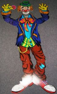 CUTOUT - CLOWN 52" JOINTED