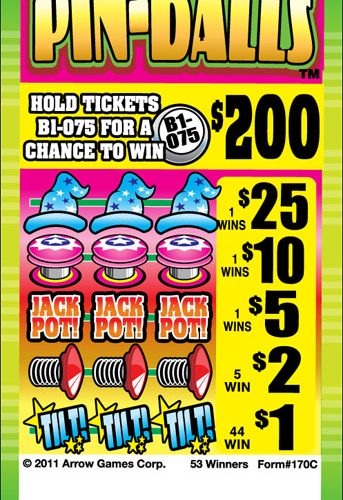 PIN - BALL / $ 200 PAYOUT – EVENT TICKET