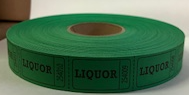 SINGLE ROLL TICKETS - LIQUOR