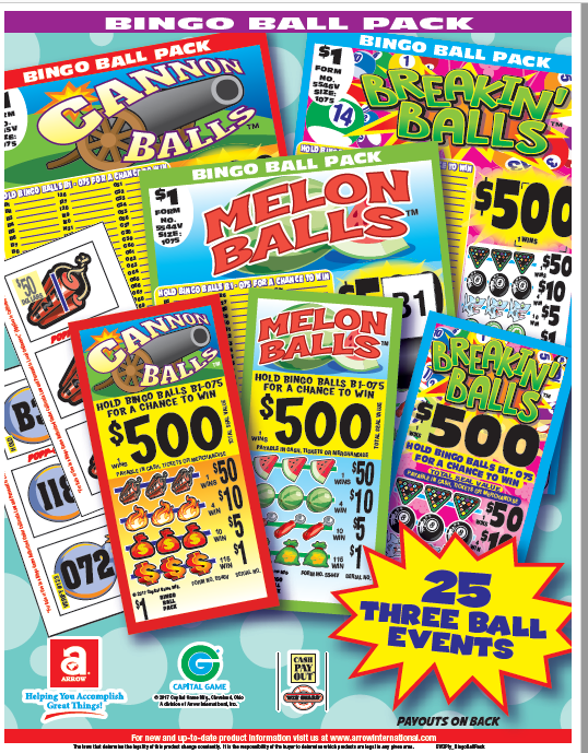 BINGO BALL PACK  / $1000 PAYOUT – EVENT TICKET