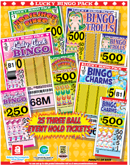 LUCKY BINGO PACK / $1000 PAYOUT – EVENT TICKET