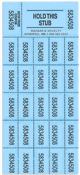 PENNY SALE - AUCTION TICKETS LARGE