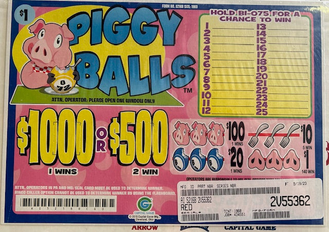 PIGGY BALLS / $1000 PAYOUT – EVENT TICKET