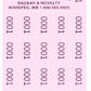 PENNY SALE - AUCTION TICKETS SMALL