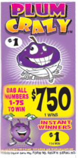 PLUM CRAZY / $ 750 PAYOUT – EVENT TICKET