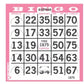 PUSHOUT BINGO PAPER - 750 CARDS