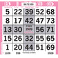 PATTERN BINGO PAPER