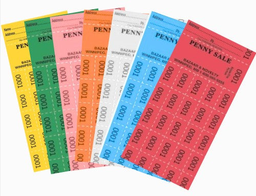 PENNY SALE - AUCTION TICKETS SMALL