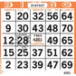 PATTERN BINGO PAPER