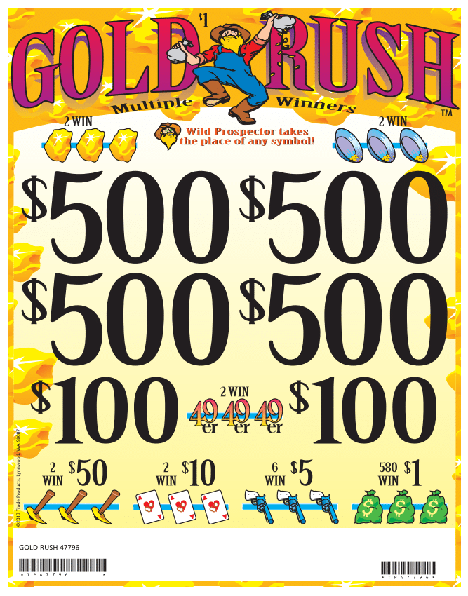 $500 TOP - 3960 count GOLD RUSH
