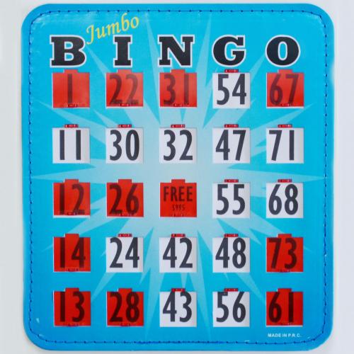 Bingo X-Large Slider Cards – 9”H x 8”W